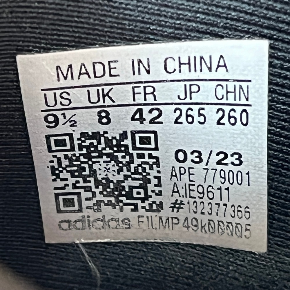 Adidas NMD_R1 Mens Black White Marble Heel Boost Sneakers IE9611 Size 9.5 - Picture 8 of 8